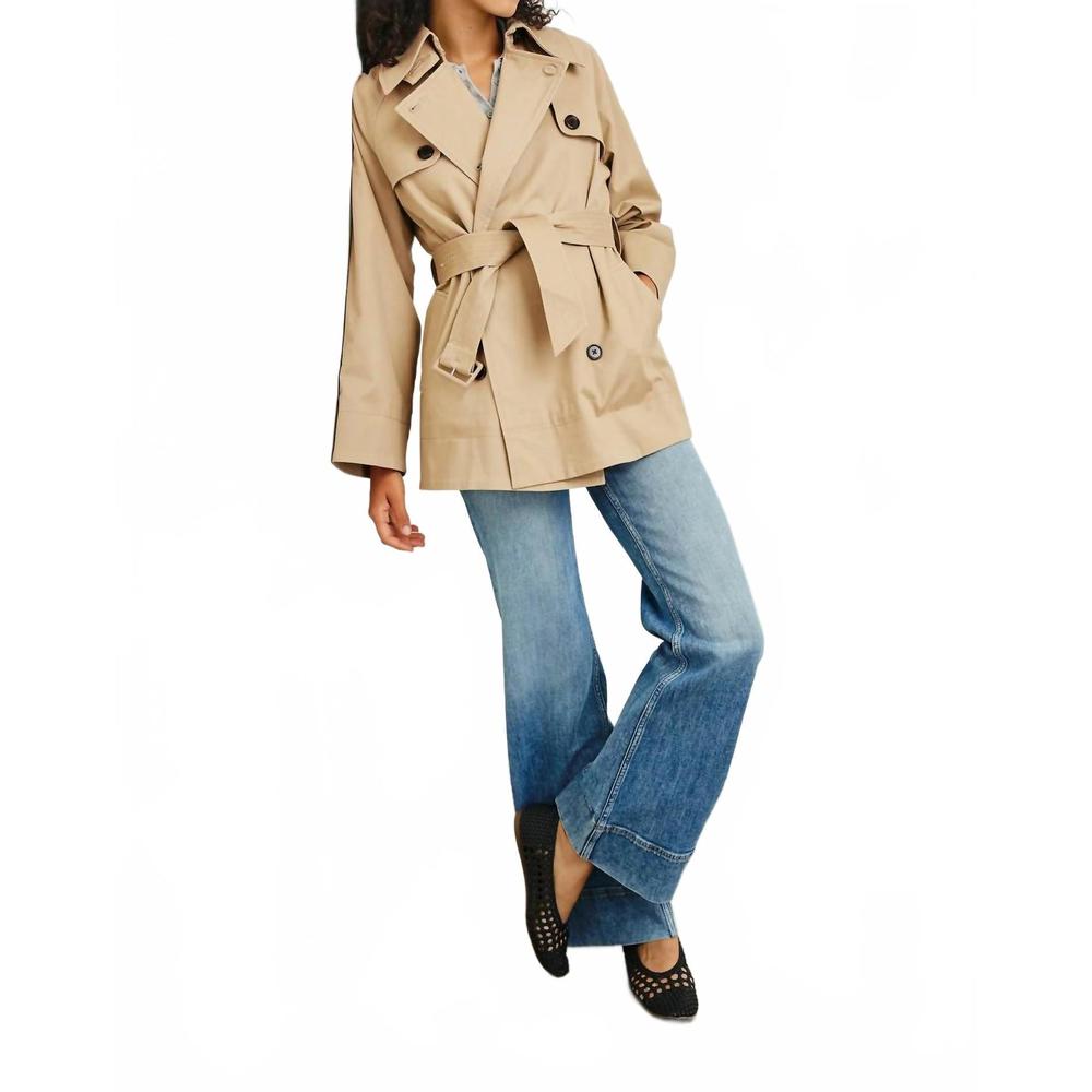 NEW RAILS lucien button front jacket in taupe - Picture 4 of 5